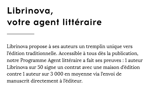Programme agent littéraire